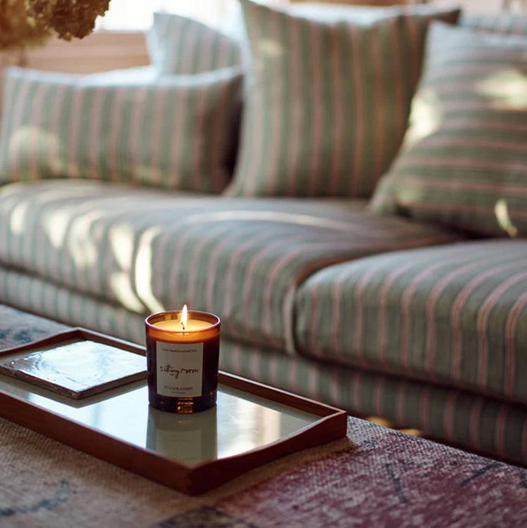 Photoframesandart Plum & Ashby Sitting Room Candle | Green Sandalwood And Fern