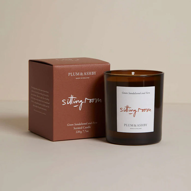 photoframesandart Plum & Ashby Sitting Room Candle | Green Sandalwood and Fern