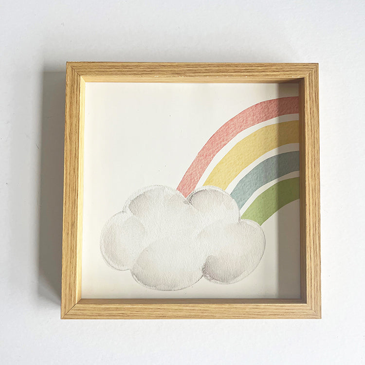 Photoframesandart Rainbow And Sunshine Nursery Framed Art | Set Of 3