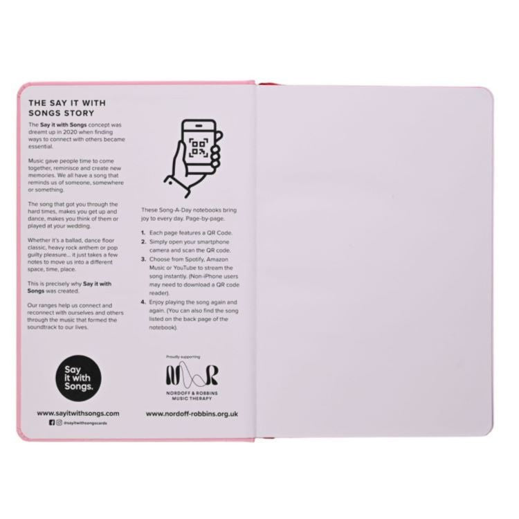 Photoframesandart Say It With Songs Notebook | All You Need Is Love