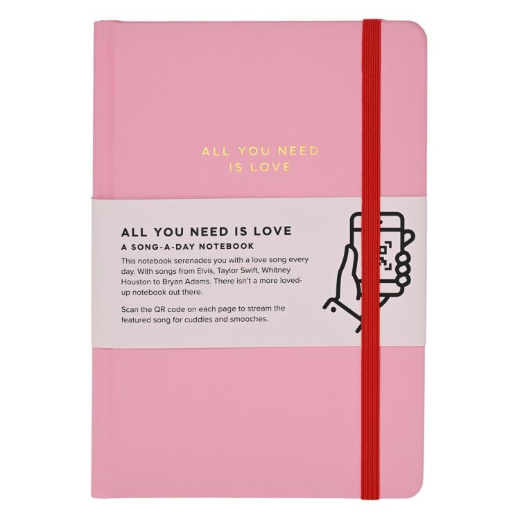 photoframesandart Say it With Songs Notebook | All You Need is Love