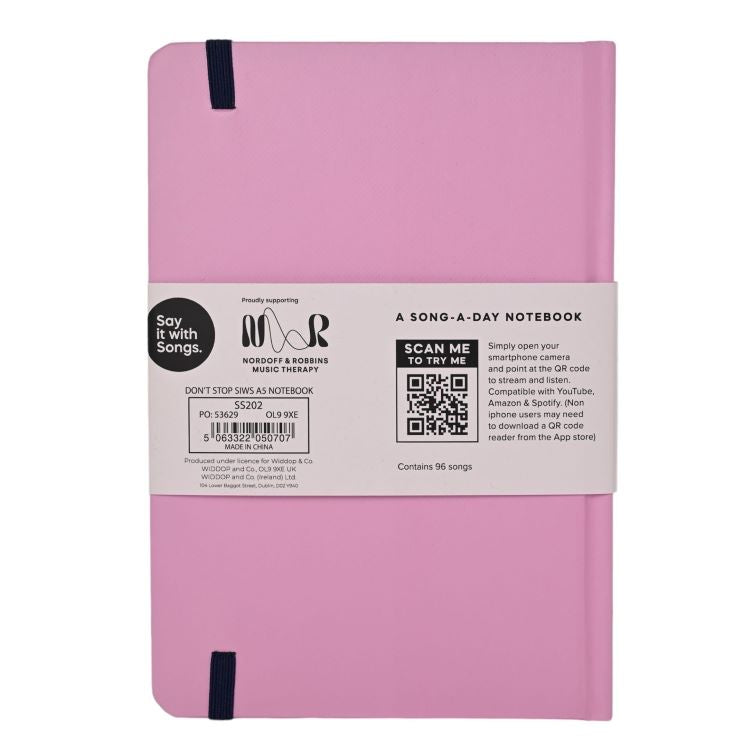 Photoframesandart Say It With Songs Notebook | Don't Stop Believing