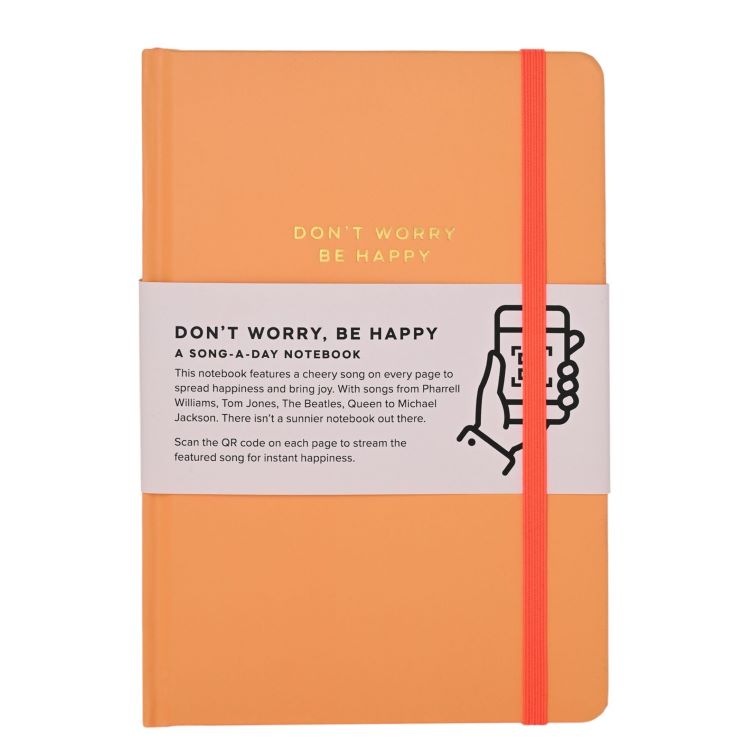 photoframesandart Say it With Songs Notebook | Don't Worry Be Happy