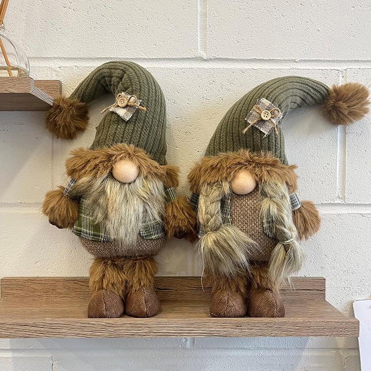 photoframesandart Standing Rustic Christmas Gonks | Mr or Mrs