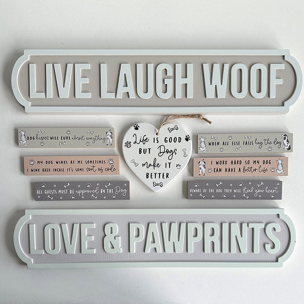 Photoframesandart Street Sign Plaque | Love & Pawprints