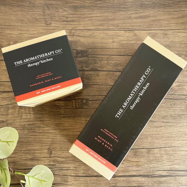 Photoframesandart The Aromatherapy Co Therapy Kitchen Candle - Mandarin Mint & Basil