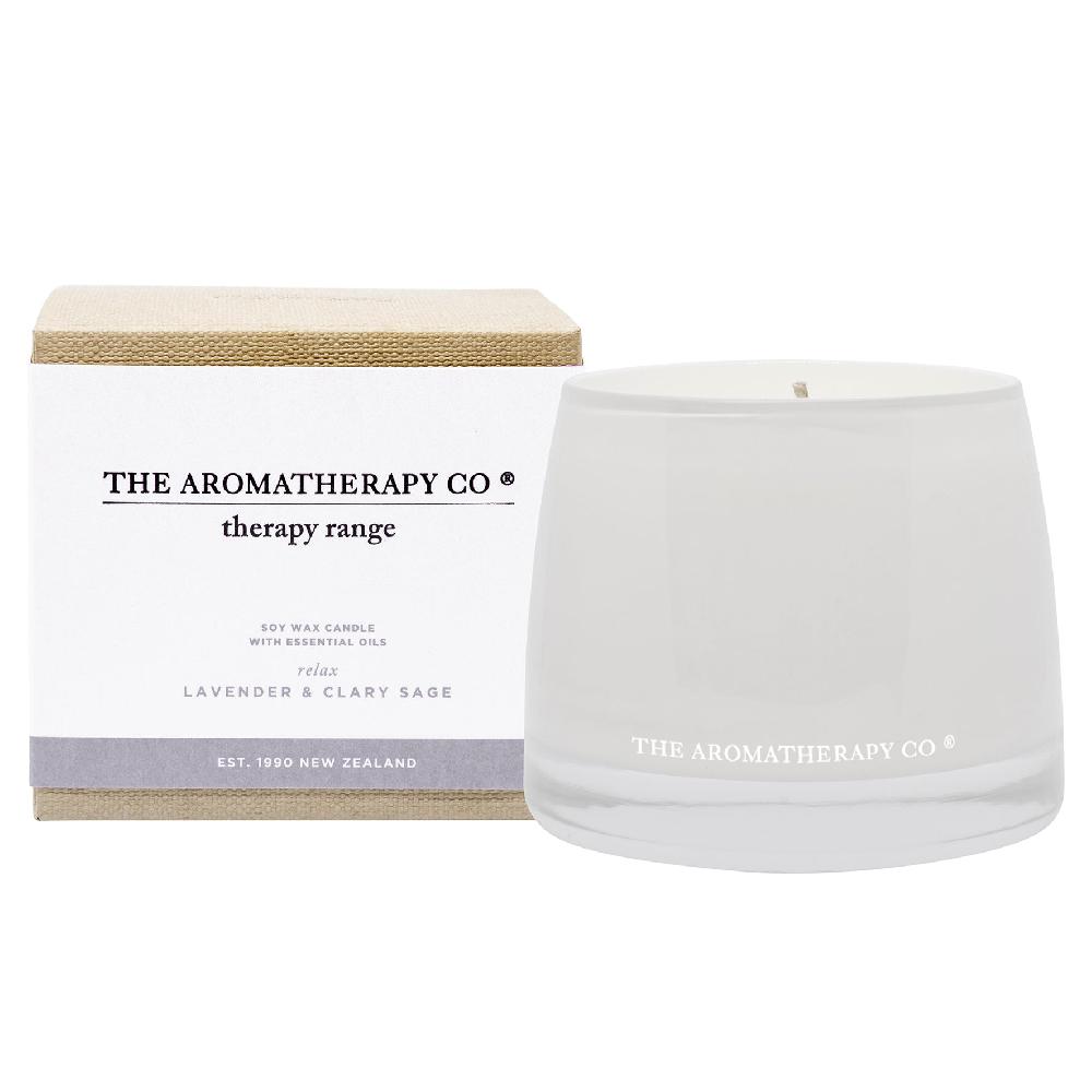 photoframesandart The Aromatherapy Co Therapy Range Candle - Lavender & Clary Sage