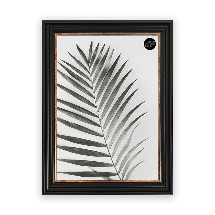 photoframesandart Vintage Black Shabby Chic Photo Frame - 14x11" No Mount