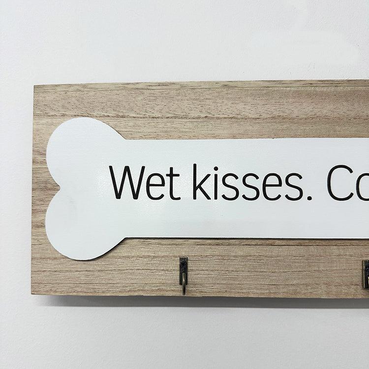 Photoframesandart Wet Kisses. Cold Noses. Wagging Tails. | Wall Plaque