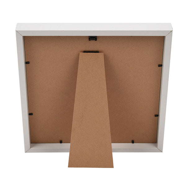 Photoframesandart White Collage Frame | 9 3x3" Apertures