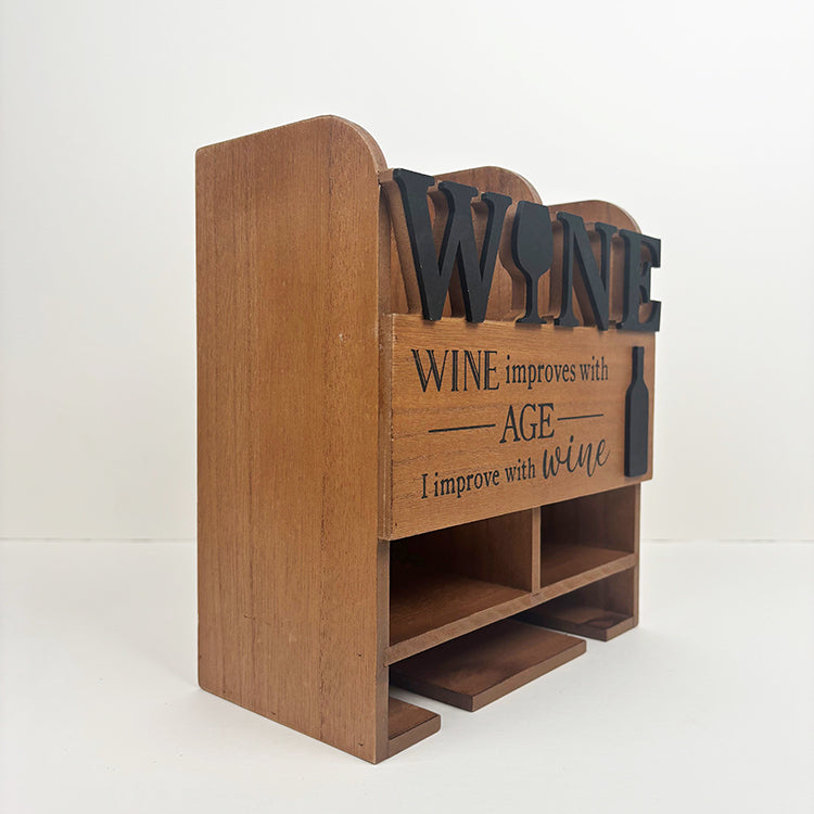 Photoframesandart Wine Bottle & Glass Holder | 2 Styles