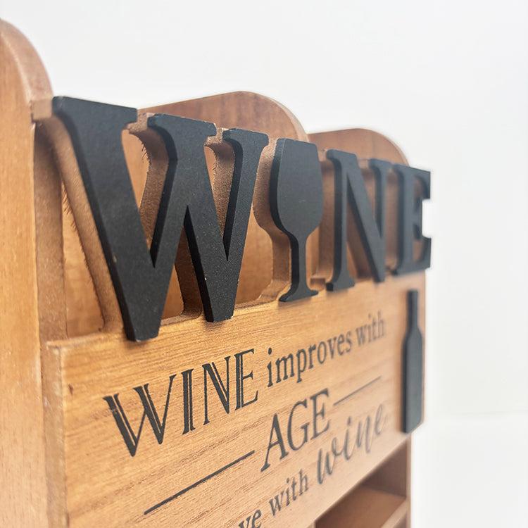 Photoframesandart Wine Bottle & Glass Holder | 2 Styles