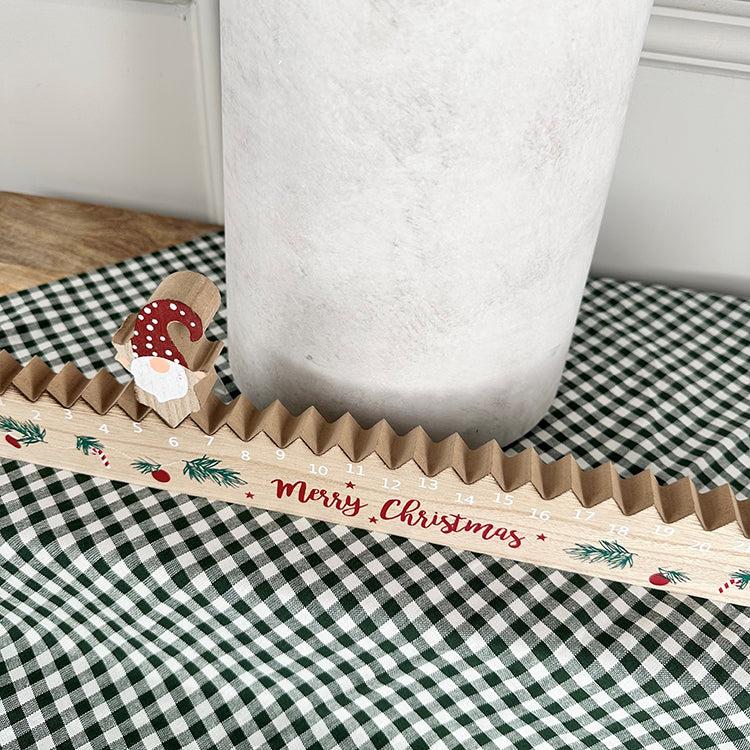 Photoframesandart Wooden Christmas Advent Decoration | Merry Christmas Gonk