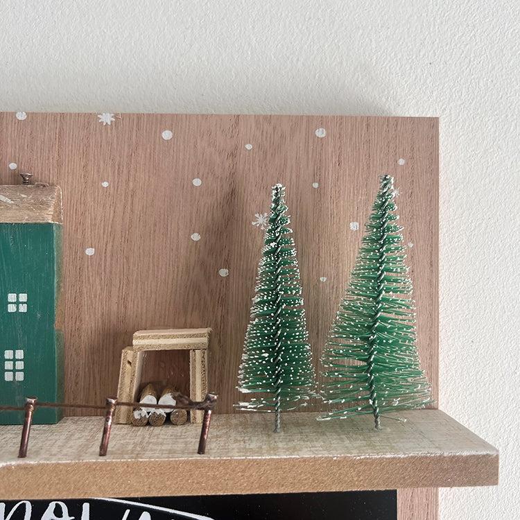 Photoframesandart Wooden Christmas Countdown Decoration | Village