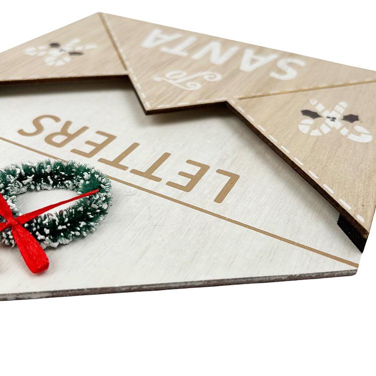 Photoframesandart Wooden "Letter To Santa" Hanging Decoration