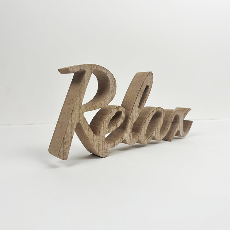 Photoframesandart Wooden Word Deco | Unwind Soak Or Relax