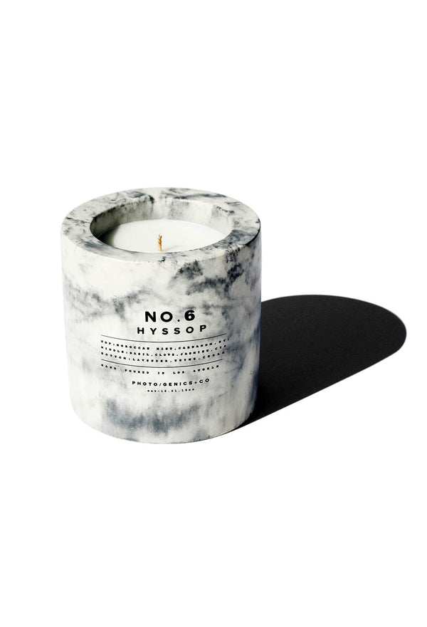 photogenics co NO.6 HYSSOP CONCRETE CANDLE