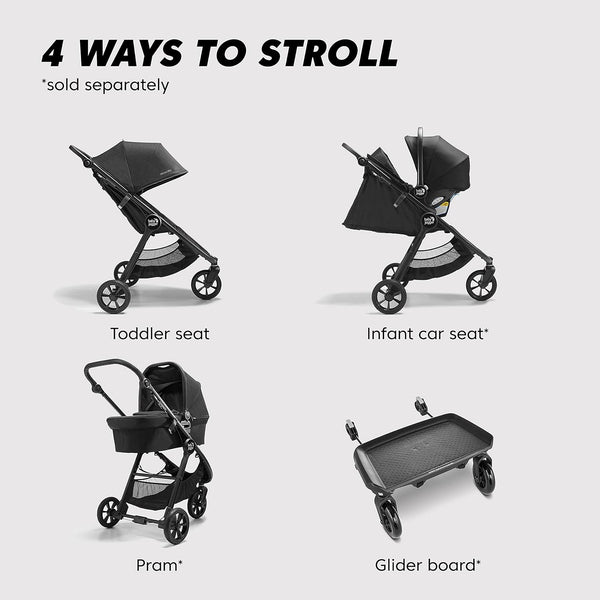 Piccolino Baby Jogger City Mini GT2 All Terrain Stroller Opulent Black
