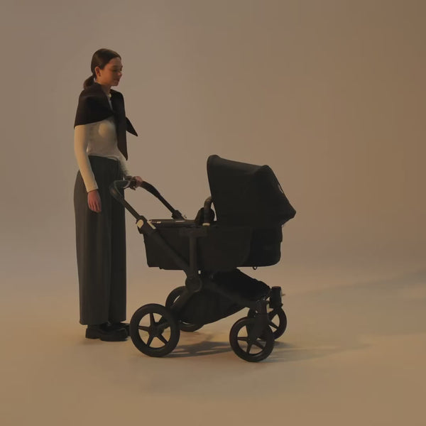 Piccolino Bugaboo Donkey 5 Stroller - Aluminum / Midnight Black