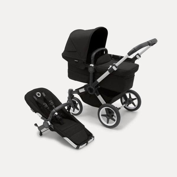 piccolino Bugaboo Donkey 5 Stroller - Aluminum / Midnight Black