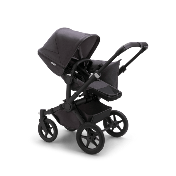 Piccolino Bugaboo Donkey 5 Stroller - Mineral Washed Black Midnight Black