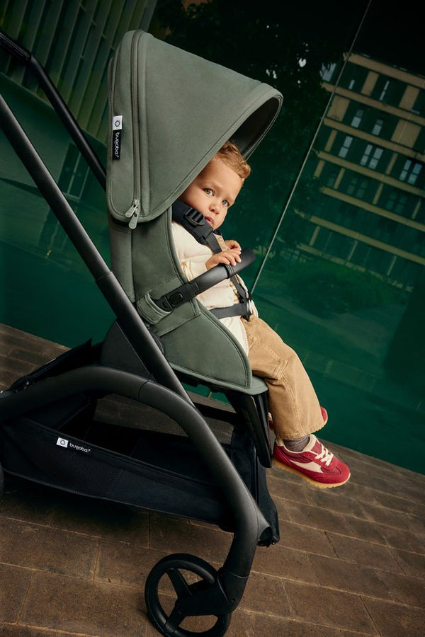Piccolino Bugaboo Dragonfly Complete Stroller Black/Forest Green/Forest Green