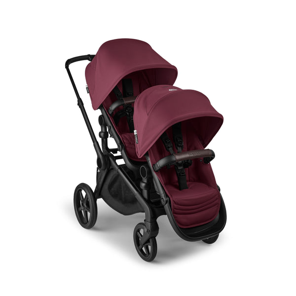 Piccolino Bugaboo Kangaroo Complete Double Stroller Black / Desert Taupe