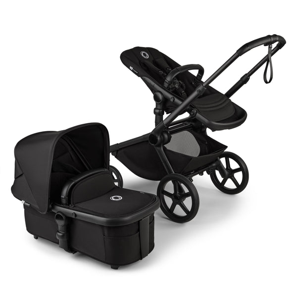 Piccolino Bugaboo Kangaroo Complete Stroller Black / Dark Cherry
