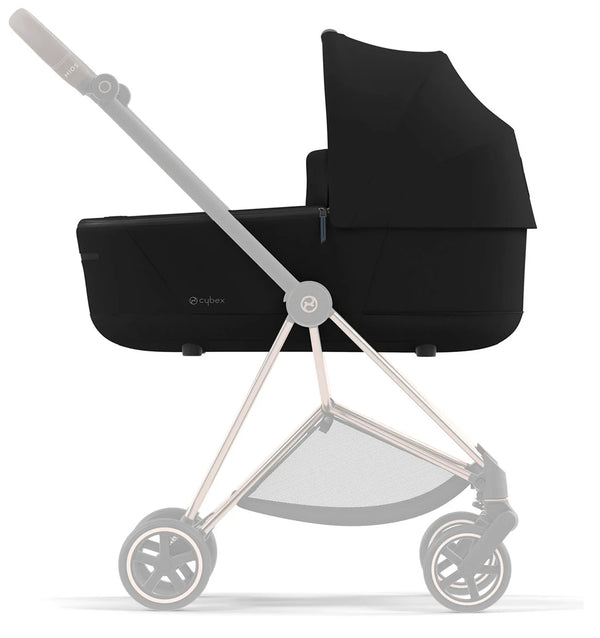 Piccolino Cybex Mios 3 Stroller And Carry Cot Bundle In Deep Black