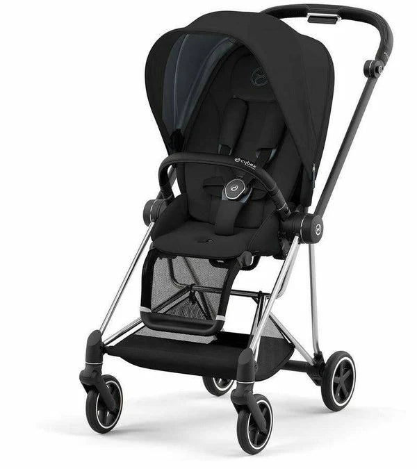piccolino Cybex Mios 3 Stroller and Carry Cot Bundle in Deep Black