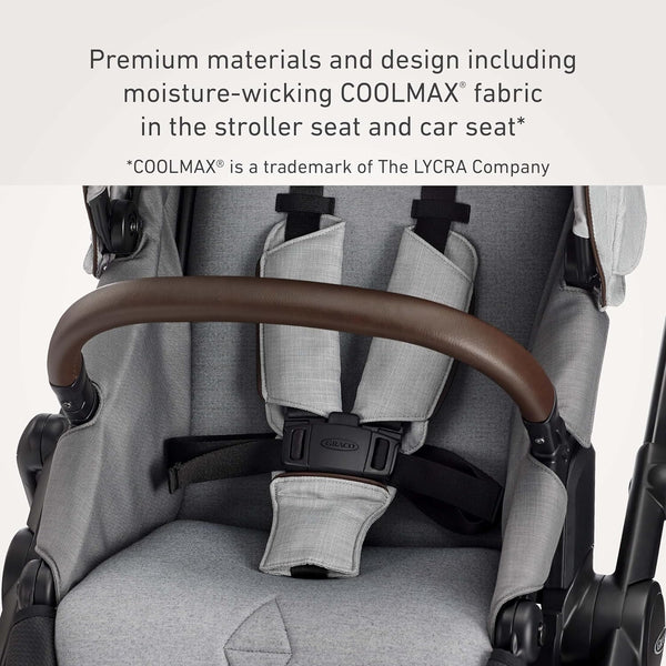 Piccolino Graco Premier Modes Merge Stroller Featuring EZ Spin Wheels That Move Like A Roller Bag Midtown