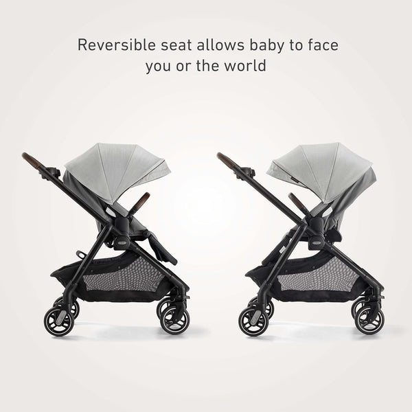 Piccolino Graco Premier Modes Merge Stroller Featuring EZ Spin Wheels That Move Like A Roller Bag Midtown