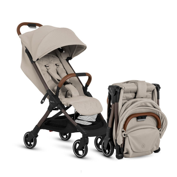 piccolino Silver Cross Clic Compact Stroller Latte