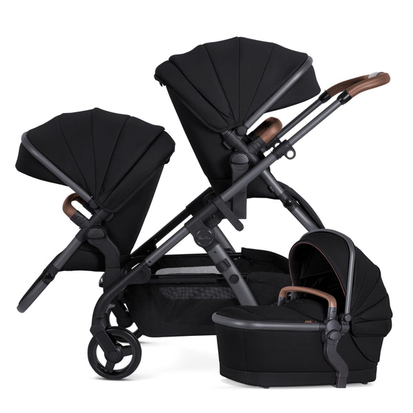 Piccolino Silver Cross Wave 3 Single To Double Stroller Licorice