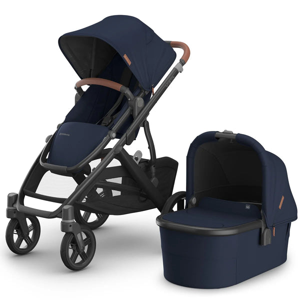 piccolino Uppababy Vista V3 Stroller + Bassinet Noa Navy piccolino Uppababy Vista V3 Stroller + Bassinet Noa Navy