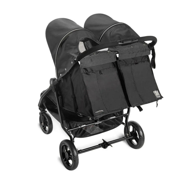 Piccolino Valco Baby Slim Twin Stroller In Licorice