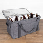 Picnic Time 64 Can Collapsible Cooler Heathered Gray