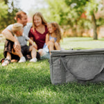 Picnic Time 64 Can Collapsible Cooler Heathered Gray