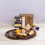 Picnic Time Acacia Circo Cheese Board With Gourmet Gift Pack