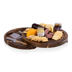 Picnic Time Acacia Circo Cheese Board With Gourmet Gift Pack