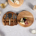 Picnic Time Acacia Circo Cheese Cutting Board & Tools Set