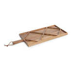 Picnic Time Acacia Grazing Charcuterie Sectioned Serving Board