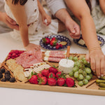 Picnic Time Acacia Grazing Charcuterie Sectioned Serving Board