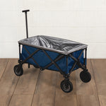 Picnic Time Adventure Wagon Elite Portable Utility Wagon With Table & Liner Dark Gray