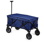 Picnic Time Adventure Wagon Elite Portable Utility Wagon With Table & Liner Dark Gray