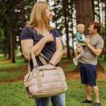 Picnic Time All-Day Insulated Cooler Bag Shale Brown