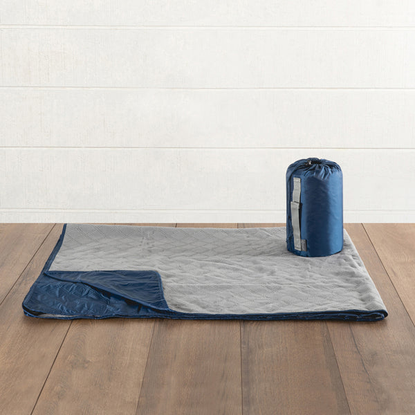 picnic time All-Purpose Machine Washable Stadium Blanket Charcoal Gray