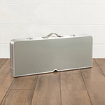 Picnic Time Aluminum Portable Picnic Table With Seats