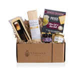 Picnic Time Artisan 18" Charcuterie Board With Gourmet Gift Pack