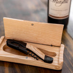 Picnic Time Barolo Waiter-style Corkscrew In Ashwood Box